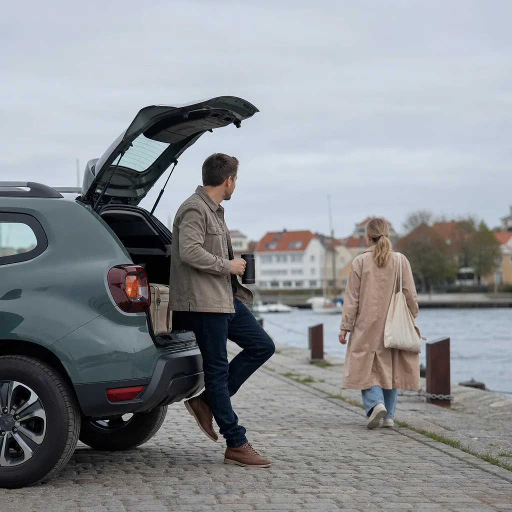 Dacia Duster på en grusväg