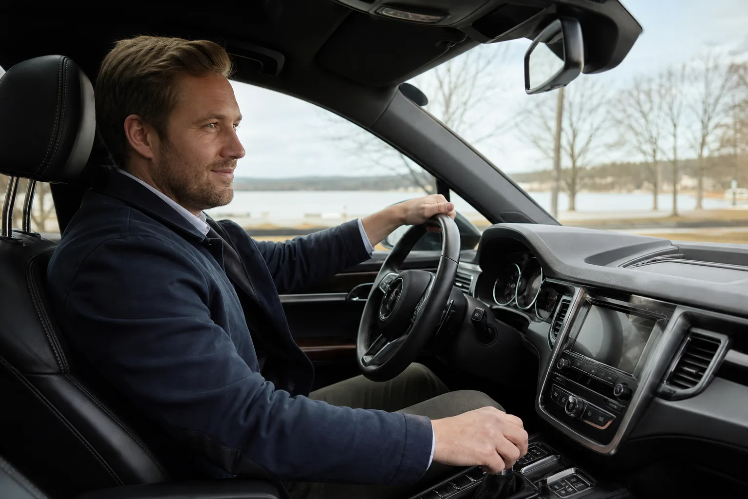 Förare i bil — bilförsäkring Sverige